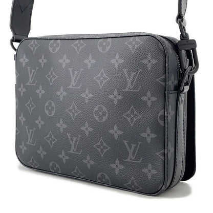 Louis Vuitton Shoulder Bag Monogram Eclipse Steamer Noir Black