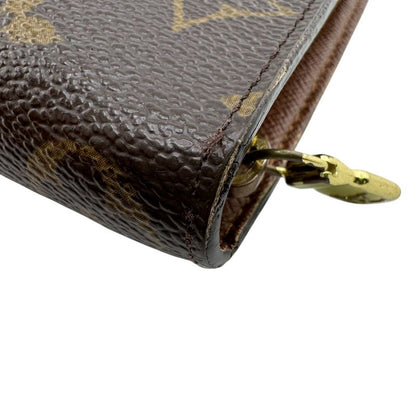 Louis Vuitton Round Zip Porte Monnaie Zip Long Wallet Brown