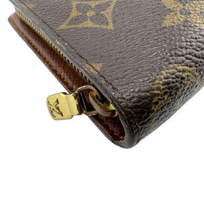 Louis Vuitton Round Zip Porte Monnaie Zip Long Wallet Brown