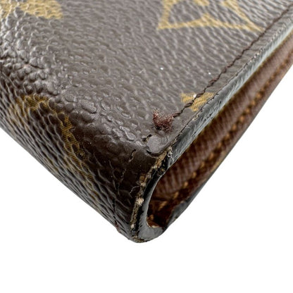 Louis Vuitton Round Zip Porte Monnaie Zip Long Wallet Brown