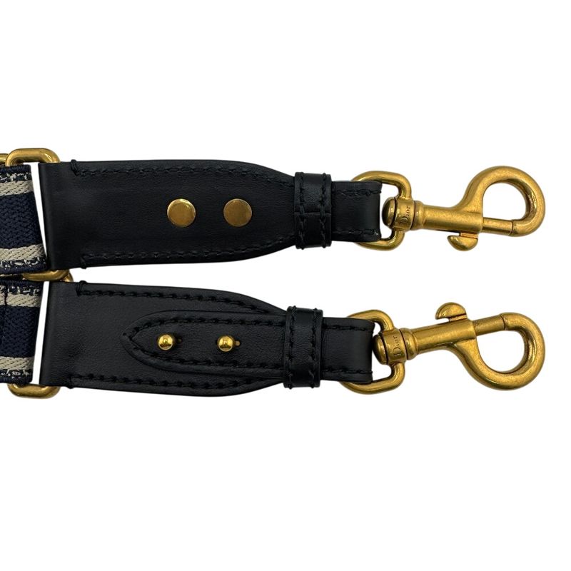 Dior Christian Embroidered Shoulder Strap Navy
