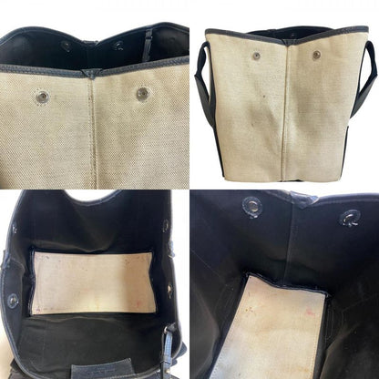 Balenciaga Tote Navy Cabas Handbag Ivory