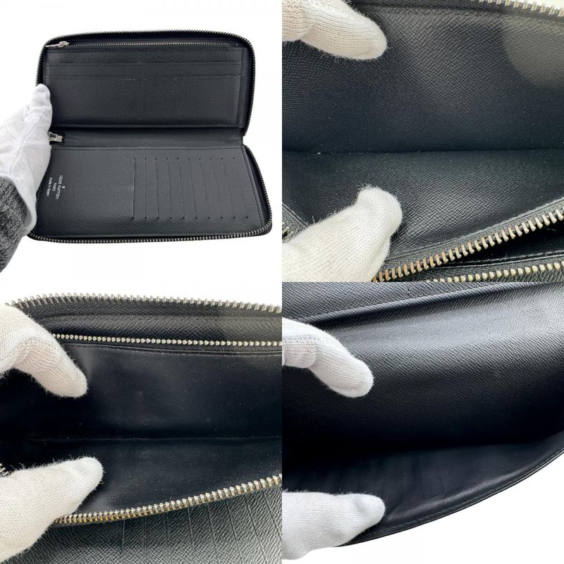Louis Vuitton Zippy Long Wallet Vertical Black