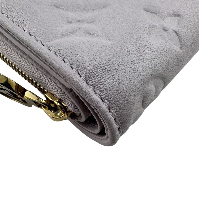 Louis Vuitton Compact Wallet Portefeuille Bifold Misty Lilac