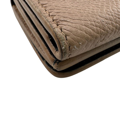 Balenciaga Compact Wallet Trifold Beige