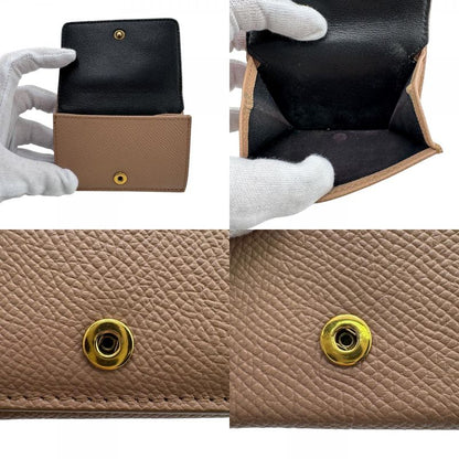 Balenciaga Compact Wallet Trifold Beige