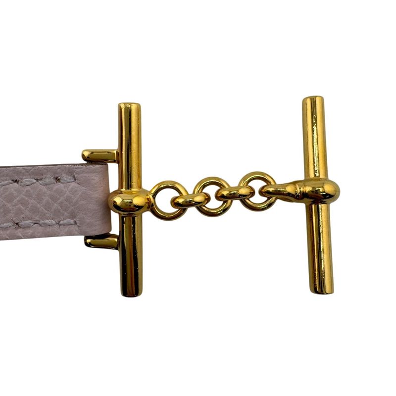 Hermes Croisier Double Tour Bracelet Pink