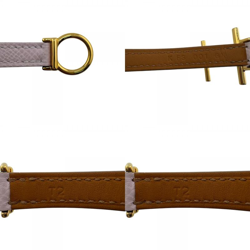 Hermes Croisier Double Tour Bracelet Pink