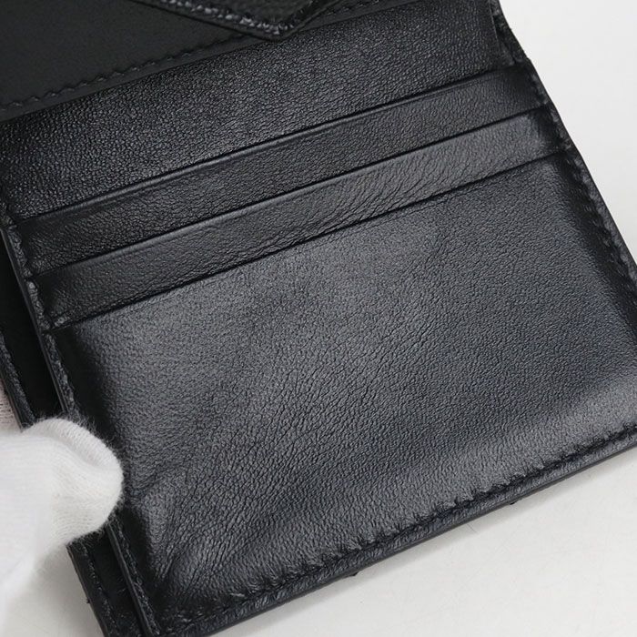 Saint Laurent Multifold Wallet Monogram Trifold Leather