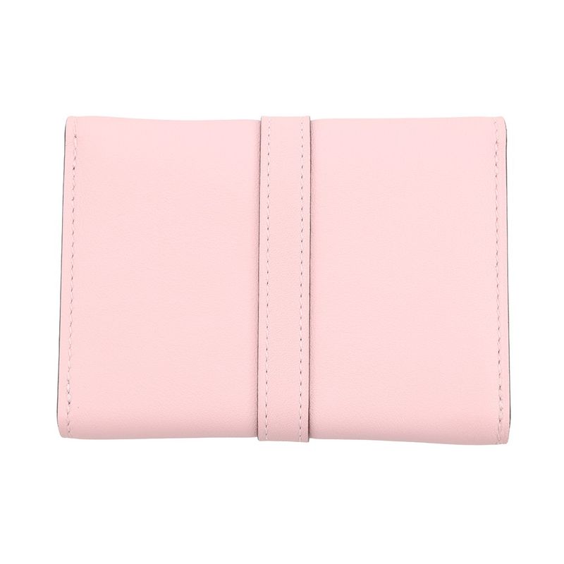 Hermes Coin Case Glenan Compact Wallet Rose Sakura Silver Swift