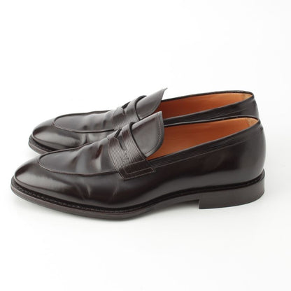 Louis Vuitton Epi Shoes LV Logo Loafers Brown 8.5 M
