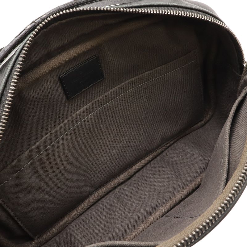 Louis Vuitton Damier Infini Ambler Body Bag 2-Way Leather Onyx Black