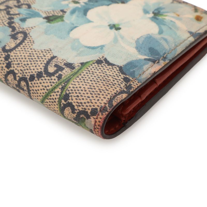 Gucci GG Blooms Supreme Floral Card Case Business Holder