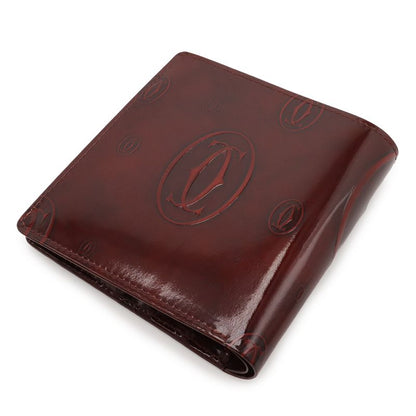Cartier Happy Birthday Bifold Wallet Enamel Patent