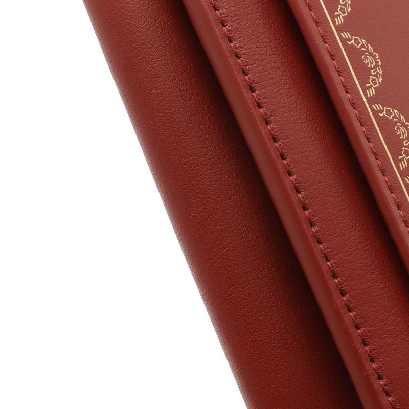 Cartier Garland de Compact Wallet Trifold Leather