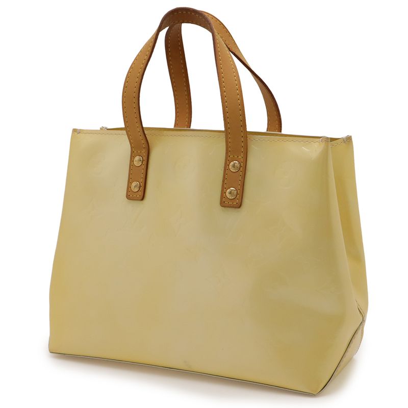Louis Vuitton Monogram Vernis Lead PM Tote Mini Lou Creamy