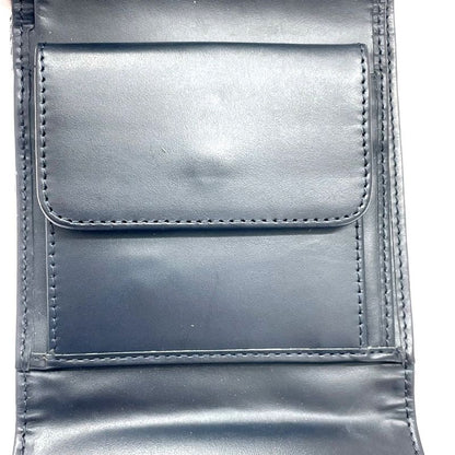 Dior Christian Leather Canvas Trotter Trifold Wallet