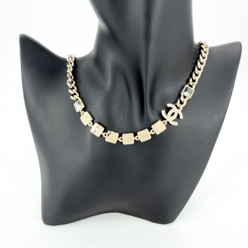 Chanel Necklace Adjuster CC Logo Choker