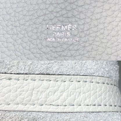 Hermes Handbag Picotin Lock PM Twill Light Blue