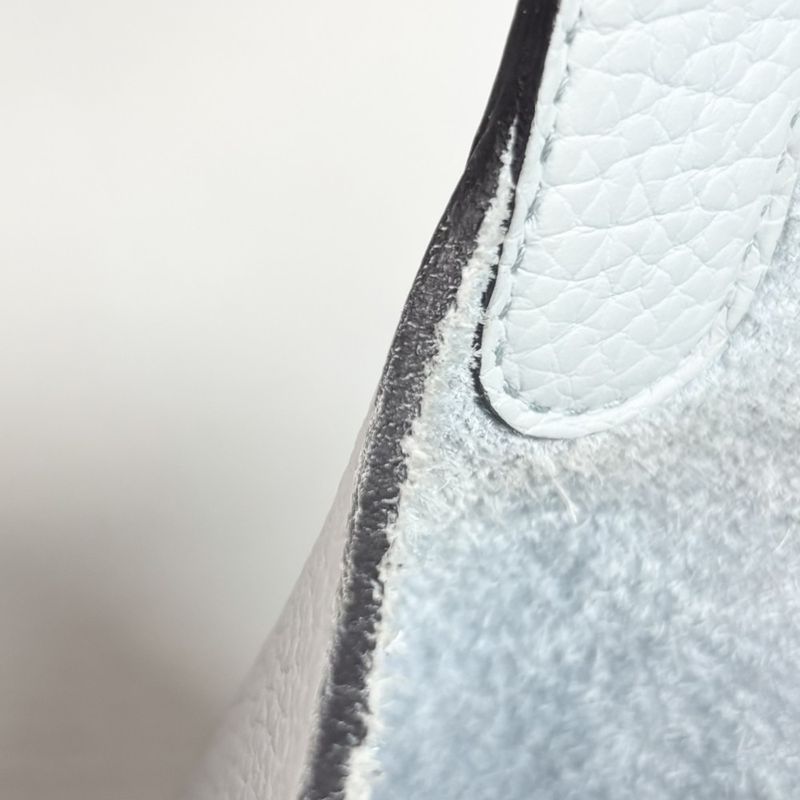 Hermes Handbag Picotin Lock PM Twill Light Blue