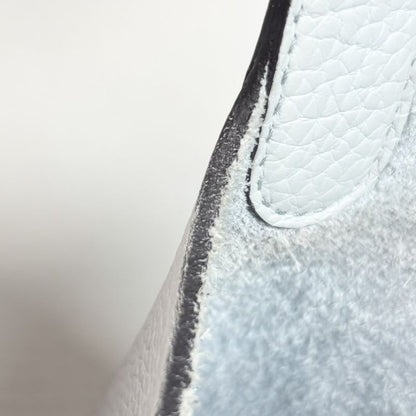 Hermes Handbag Picotin Lock PM Twill Light Blue
