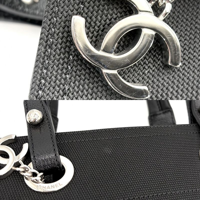 Chanel Handbag Paris Biarritz Tote PM CC Logo