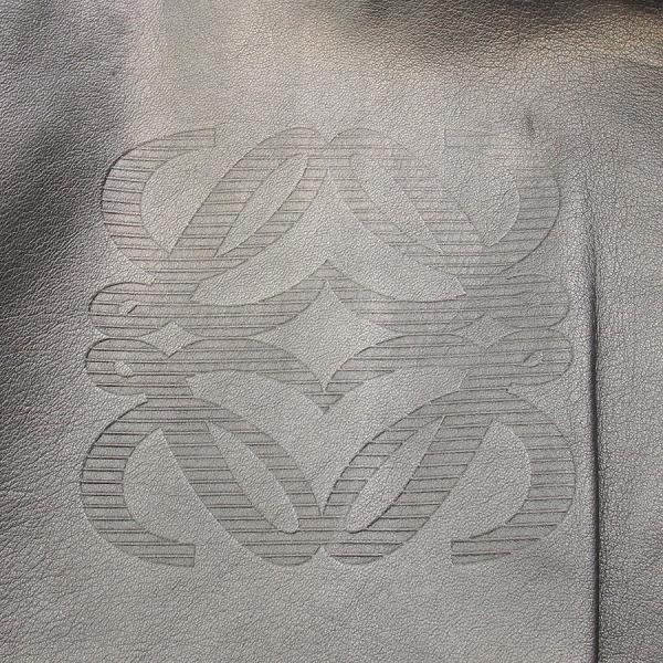 Loewe Leather Jacket Gray 38