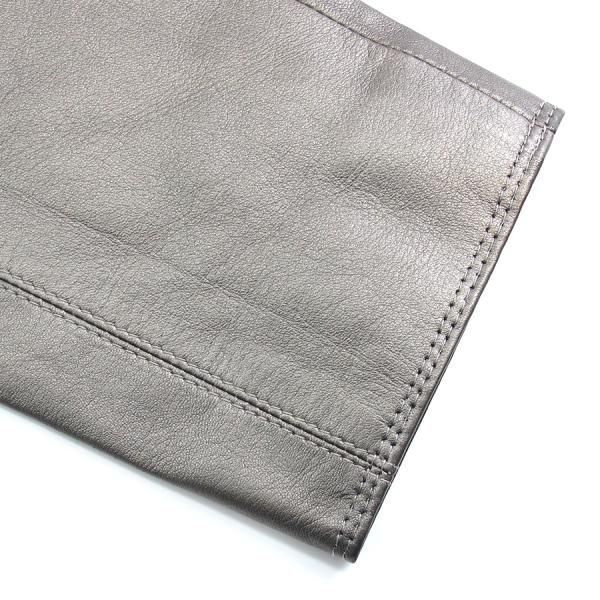 Loewe Leather Jacket Gray 38