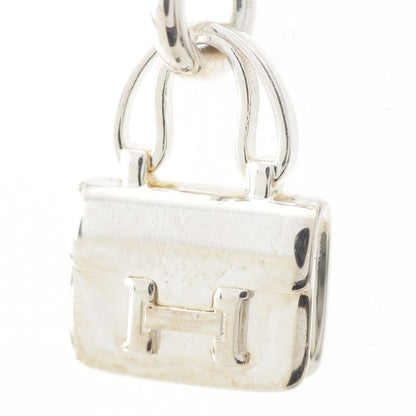 Hermes 925 Constance Amulet Necklace Silver