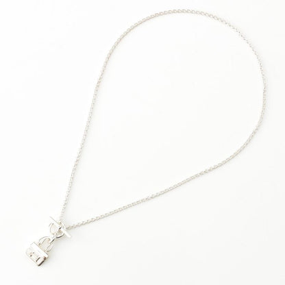 Hermes 925 Constance Amulet Necklace Silver