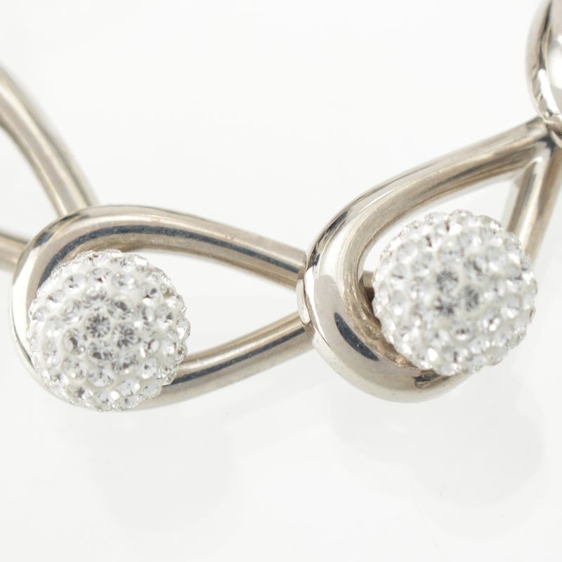 Loewe Rhinestone Bracelet Silver