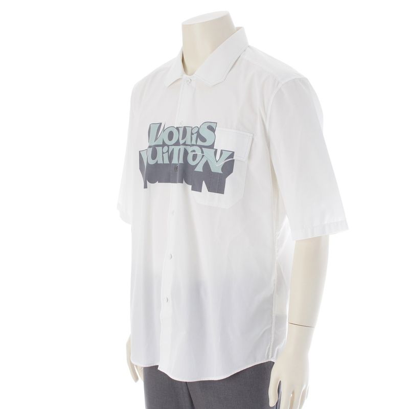 Louis Vuitton Logo Graphic Short Sleeve Shirt Top