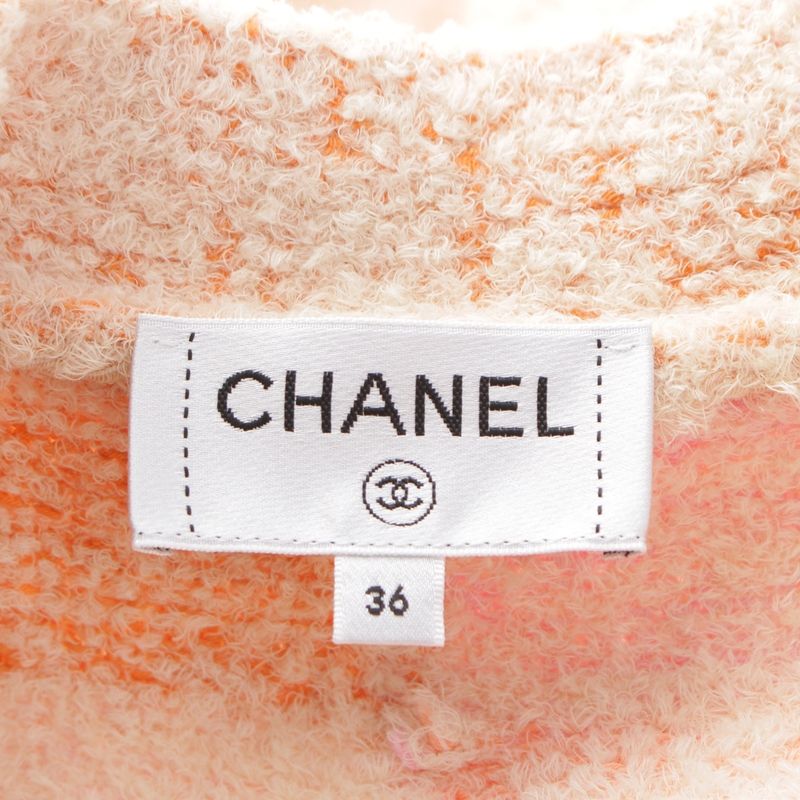 Chanel Coco Beach Cardigan Top Multicolor 36