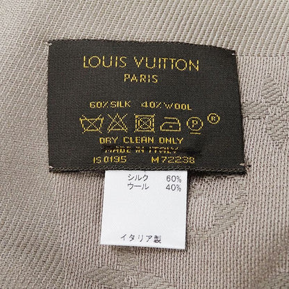 Louis Vuitton Muffler Shawl Silk Wool Shawl Monogram Verone Scarf