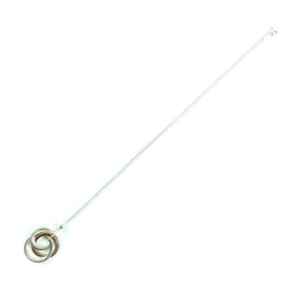 Tiffany & Co 925 Metal Interlocking Circle Necklace