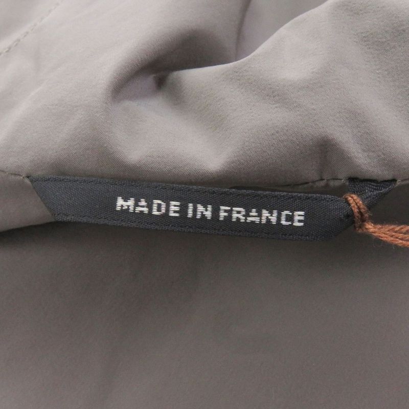 Hermes Panel Packable Windbreaker Jacket Terracotta Gray 46 Made