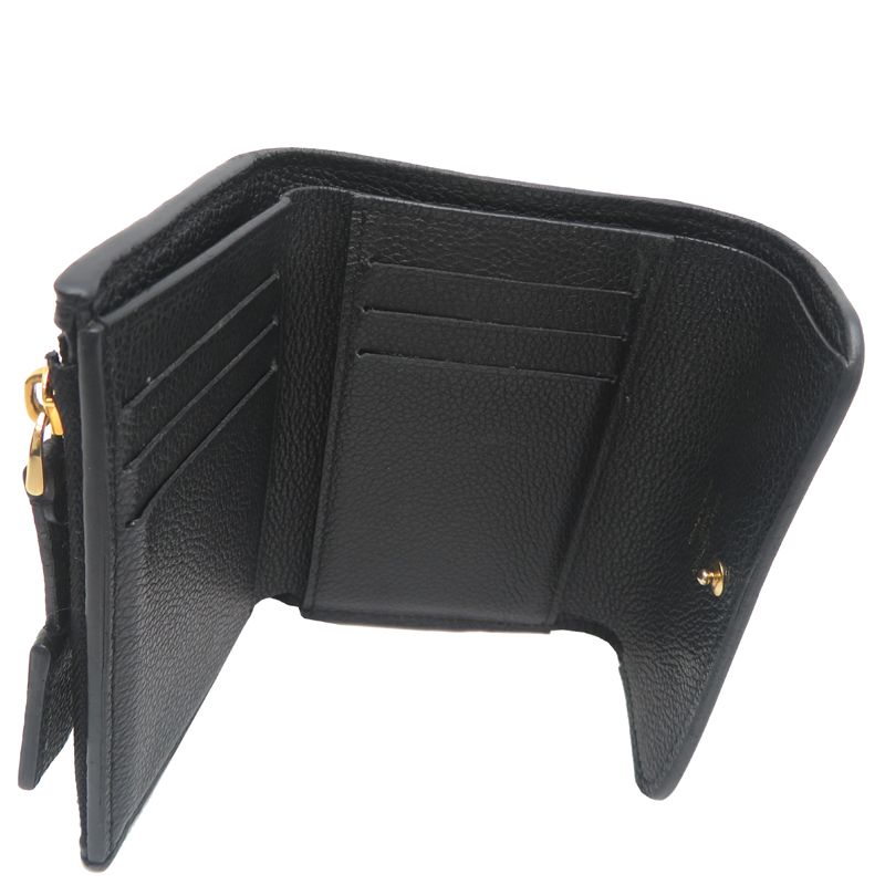 Louis Vuitton Trifold Wallet Black M