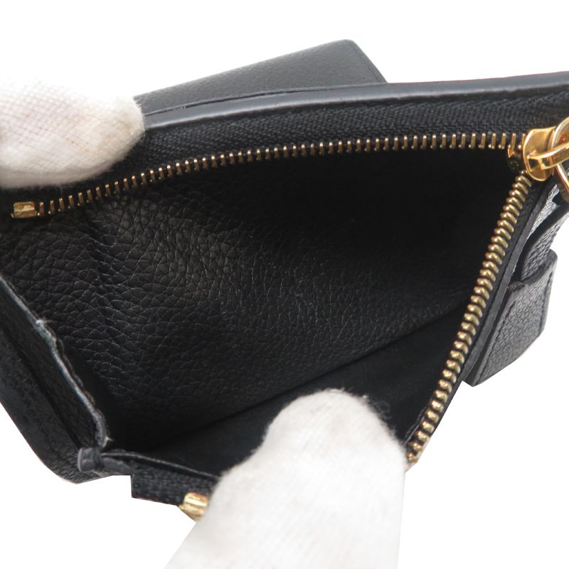 Louis Vuitton Trifold Wallet Black M