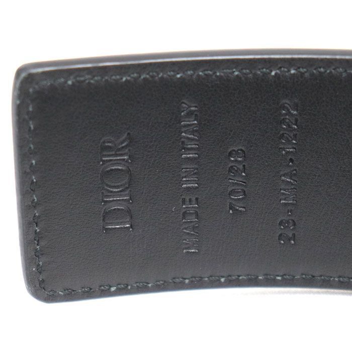 Dior CD Diamond Belt Black 70 28