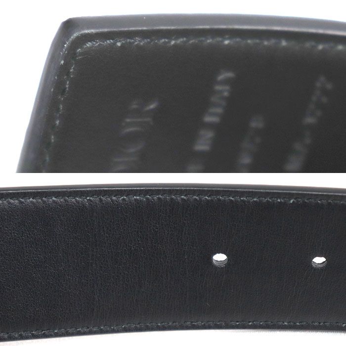 Dior CD Diamond Belt Black 70 28