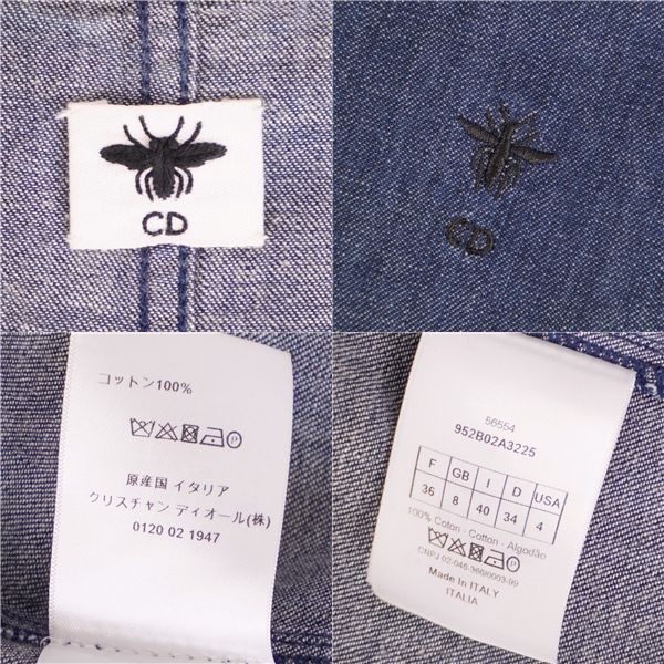 Dior Christian Shirt Cotton Denim