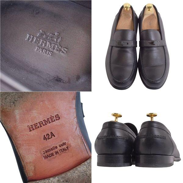 Hermes Loafer Destinee Moccasins Kelly Gold