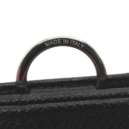 Bvlgari Fragment Leather Black Key Case