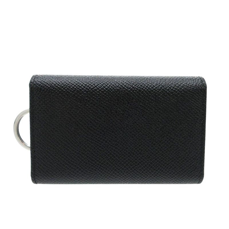 Bvlgari Fragment Leather Black Key Case