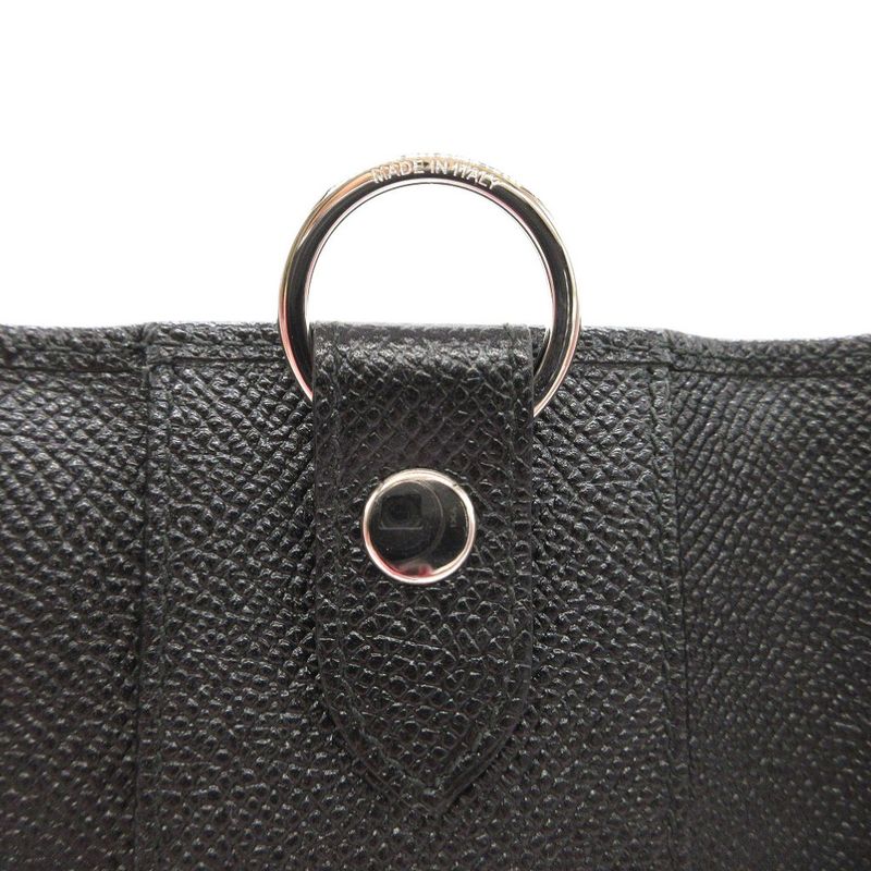 Bvlgari Fragment Leather Black Key Case