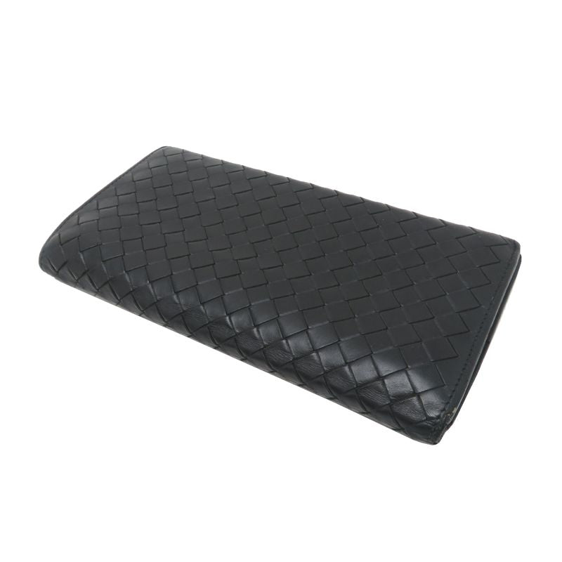 Bottega Veneta Long Wallet Leather Black