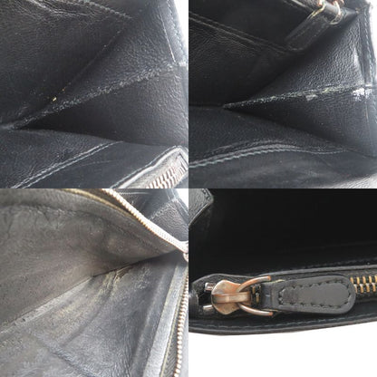 Bottega Veneta Long Wallet Leather Black