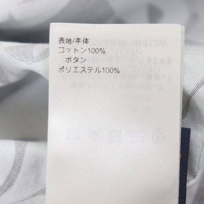 Louis Vuitton Damier Pacific Print Open Collar Short Sleeve