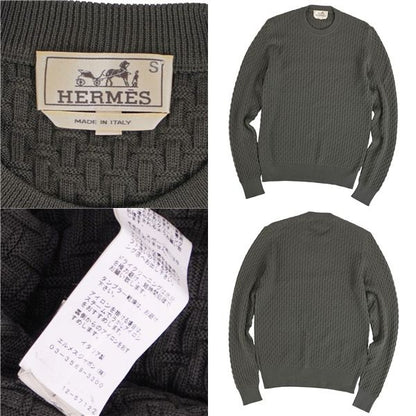 Hermes Knit Sweater Long Sleeve Logo U