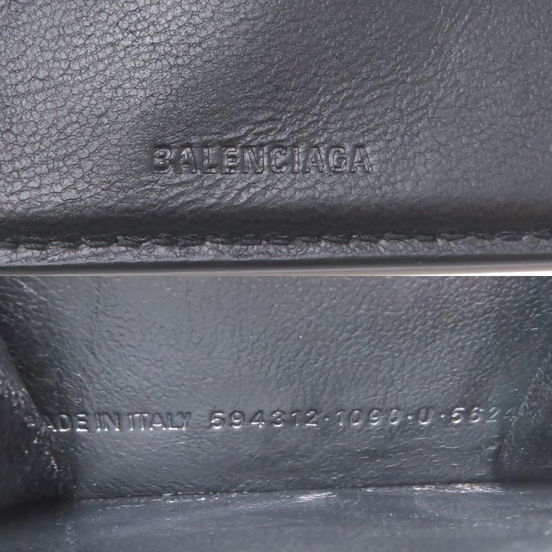 Balenciaga Trifold Wallet Black M